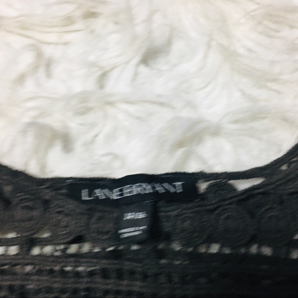 Lane Bryant Bohemian Crochet Olive Green Size 14 - Picture 12 of 13